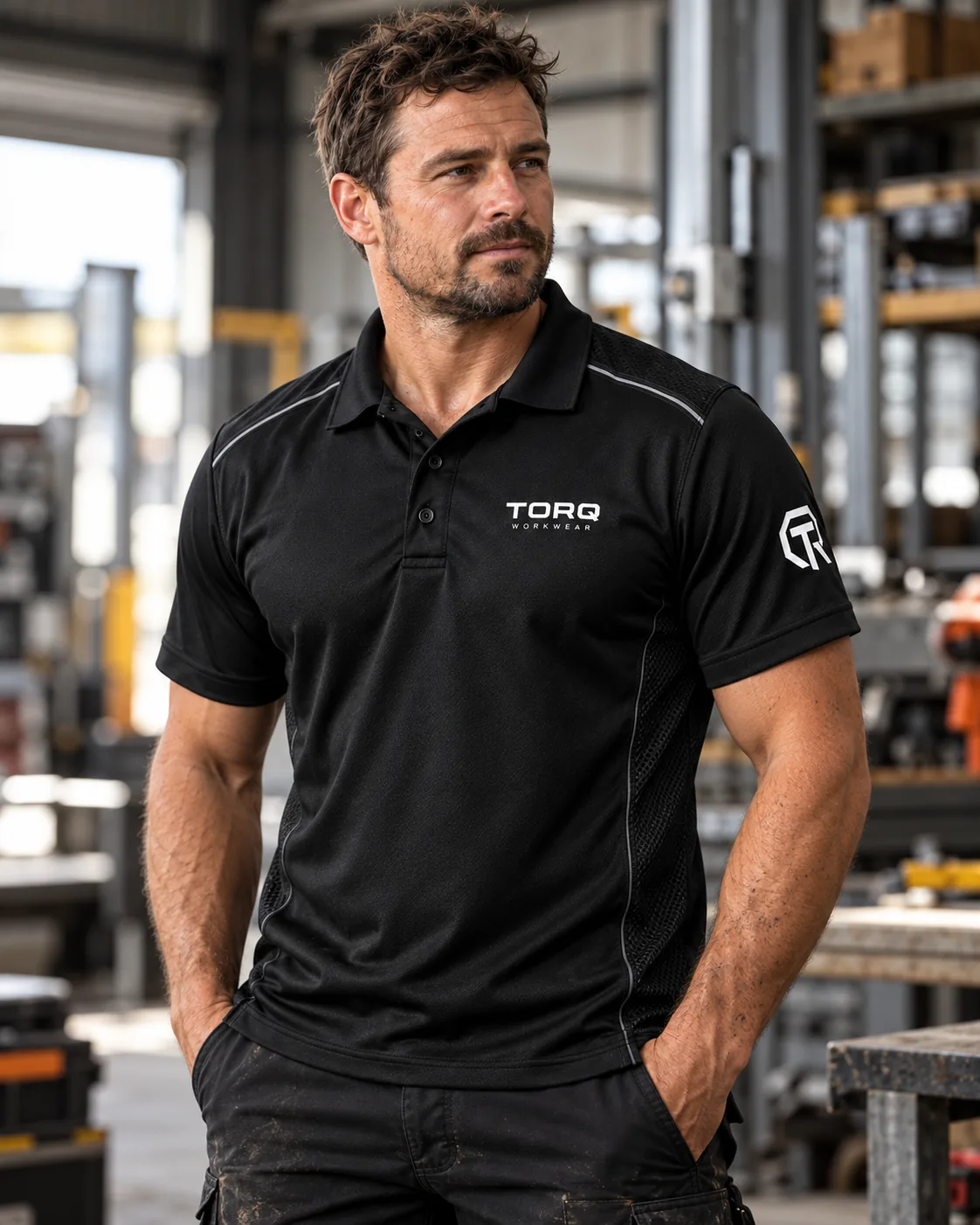 torq black polo 3